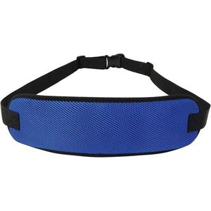 Brenzoos - Verstelbare gespen riem voor rolstoel - Bevestigingsriem voor rolstoelen - Blauw - Comfort en veiligheid - Gemakkelijk te bevestigen