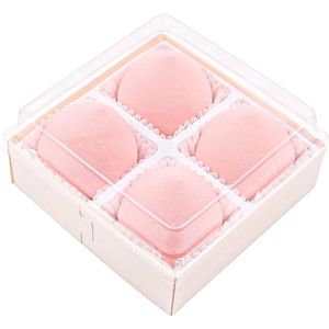 4pcs Roze Makeup Sponzen - Expanderende Marshmallow Foundation - Beauty Blenders voor Foundation - Crèmes en Poeders