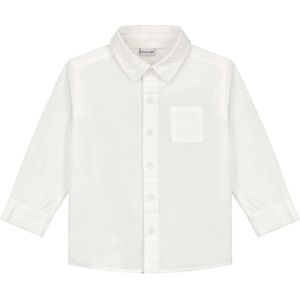 Prénatal baby blouse - Jongens Kleding - Ivoor Wit - Maat 68