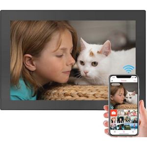 Wifi Digitale Fotolijst 25,4 cm (10 inch) met Touchscreen en 16 GB Geheugen