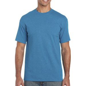 T-shirt met ronde hals 'Heavy Cotton' merk Gildan Antique Sapphire - S