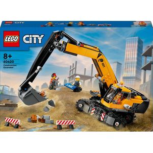 LEGO City Gele graafmachine speelgoedset 60420