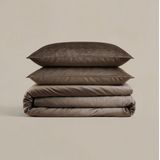 Sleeptime - Velvet Cartier - Dekbedovertrek - Taupe - 240x200x220 + 2 Kussenslopen 60x70