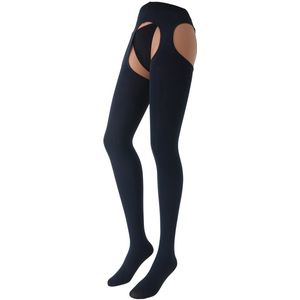 100 Denier Cortina Transparante Panty's Open-Top - Fashion Wear - Vrouwen