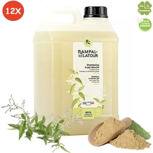 Marseille zeep douche shampoo 12x 3 LITER met biologisch klei en verbena | Rampal Latour