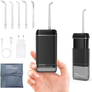 Draagbare Waterflosser voor Reizen en Thuis – 3 Modi, 5 Sproeiers, Draadloos en Compact