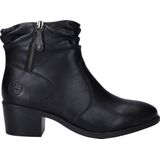 Rieker - Kuitlaarzen - Zwart - Ritssluiting - Blokhak - 4,5 cm Hakhoogte