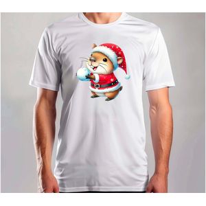 Happy Capy Lichtjes - T Shirt - MerryChristmas - ChristmasVibes - Funny - Sarcasm - VrolijkKerstfeest - Kerstmis - Grappig - Sarcasme - Capybara - Capy