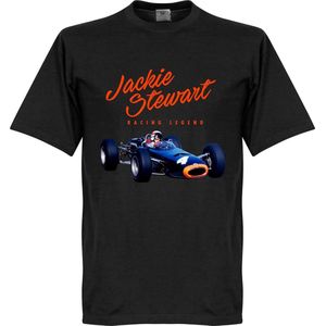 Jackie Stewart Monaco T-Shirt - Zwart - 3XL