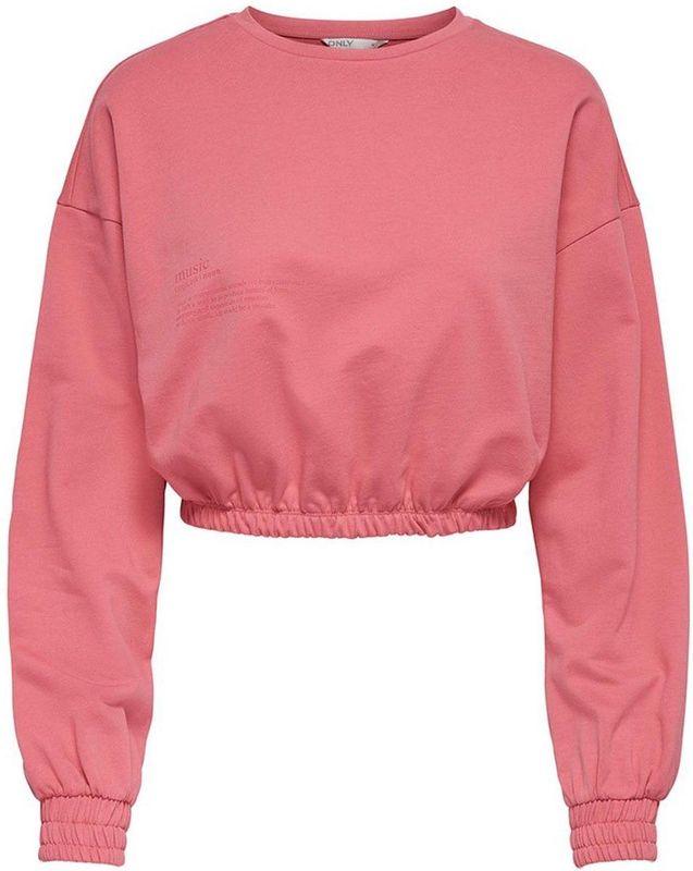 Only - Zenia Unb Elastic - Sweatshirt