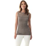 Mey - Top Lace Wool Love - Dames - 90 deep taupe