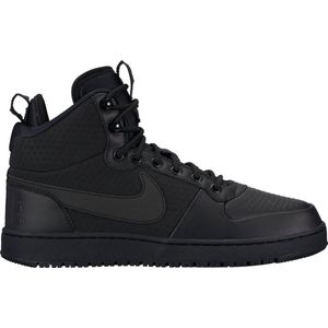 Nike Court Borough Mid Winter  Sneakers - Maat 42.5 - Mannen - zwart