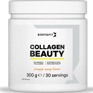 Body & Fit Collagen Beauty Drinkmix - Collageen Poeder - Huid, Haar & Nagels - Vitamine C - 300 gram (30 doseringen) - Mango/Ananas