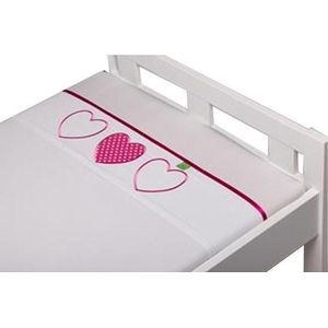 Briljant Baby - Wieglaken Becky - Katoen - 75x100 cm - Wit