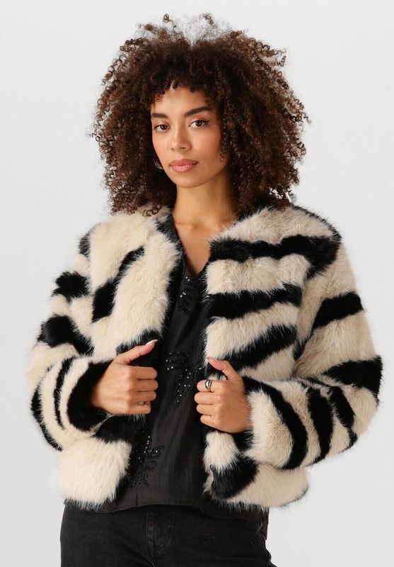 Nukus - Magdalena Jacket - Imitatiebont - Veelkleurig - Winterjas