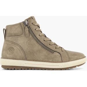 easy street Taupe hoge sneaker - Maat 42