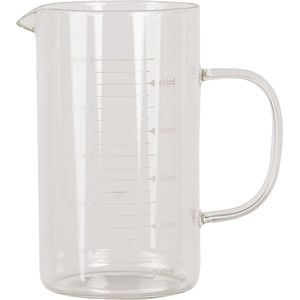 Clayre & Eef Decoratie Schenkkan 500 ml Glas Rond Waterkan