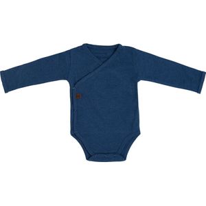 Baby's Only Rompertje lange mouw Melange - Jeans - 62 - 100% ecologisch katoen - GOTS