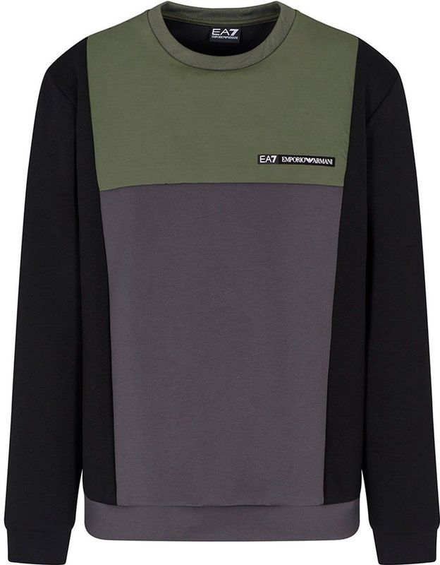 EA7 - 7M000936_AF17003 - Sweatshirt - Blauw - Athletic Colour Block