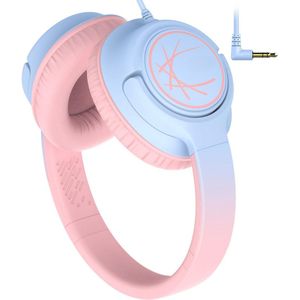 Koptelefoon kinderen met draad - Kinderkoptelefoon - Bedrade hoofdtelefoon - Veilig volume - School - Tablet - Laptop - Reizen - Muziek luisteren