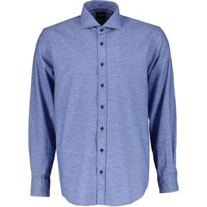 Jac Hensen Overhemd - Regular Fit - Blauw - 4XL Grote Maten