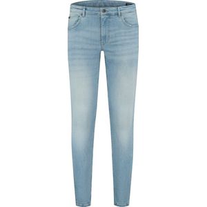 Purewhite - Dylan Heren Skinny Fit Jeans - Blauw - Maat 28