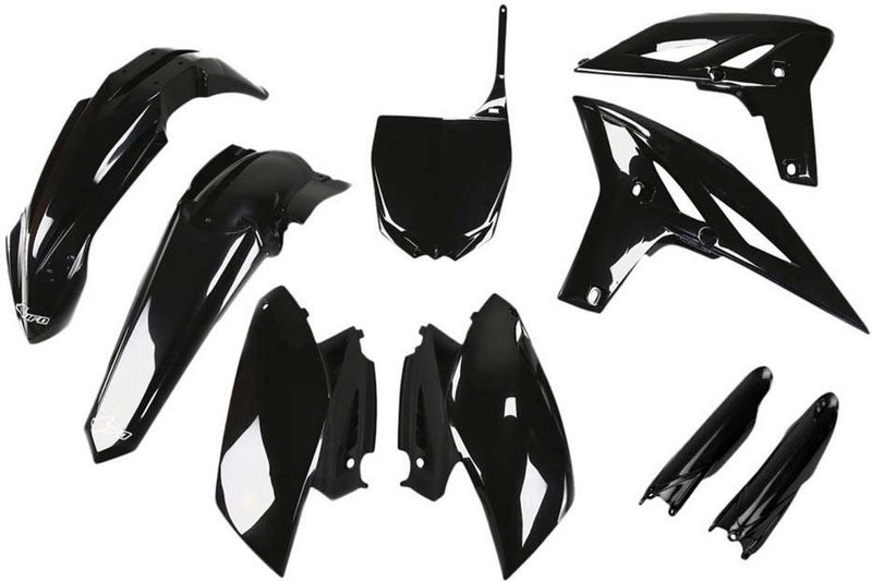 Ufo - YZF 250 2011-2013 - Vorkbeschermers & Kunststofset - Zwart