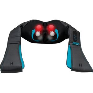 HoMedics Shiatsu Massagekussen met Warmte - 3 Snelheidsinstellingen - Nekmassage - Schoudermassage - USB C Oplaadbaar - NMS50H