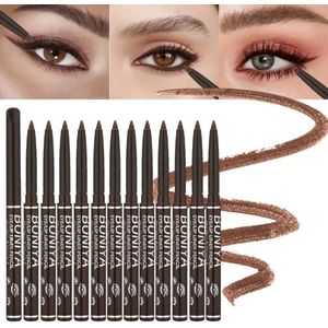 3 stuks waterproof waterdichte eyeliner bruin hoog kwaliteit