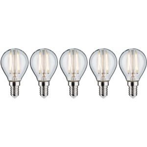 Filament 230 V LED-kogellamp E14 5x470lm 5x4,8W 2700K dimbaar Helder