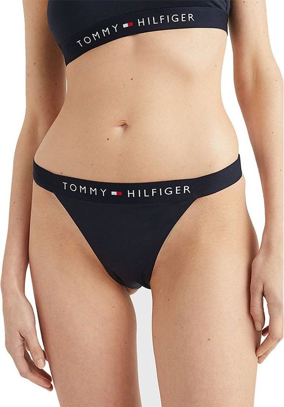 Tommy Hilfiger Uw0uw04135 Bikinibroekje Blauw S Vrouw