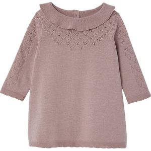 Vertbaudet Tricot jurk met fantasiesteek baby