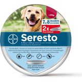 Seresto Anti Teken en Vlooien Halsband Hond 2-Pack vanaf 8 kg 70 cm