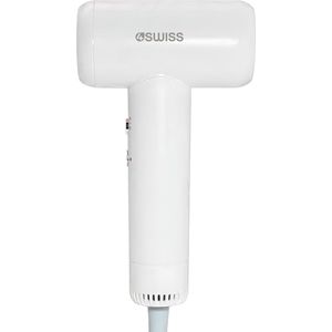 4Swiss F325 AirTravel+ Haardroger, 1200W, Snelheidsregeling, Temperatuurregeling, Met ionisatie, Koude luchtfunctie, Wit