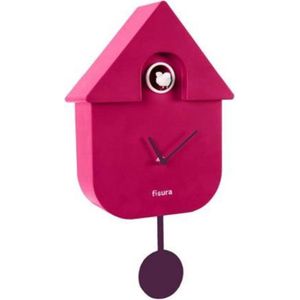 Fisura Cuckoo House Koekoeksklok - 41 X 21,5 X 8,5 cm - Paars/Roze