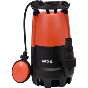 YATO Dompelpomp voor schoon en vuil water - Vlakzuigpomp - 900W - 18000L/h - Max. aanzuiging 1 mm