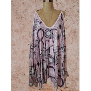 Dames top Plus Size roze 42 t/m 48