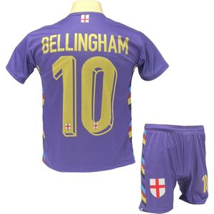 Bellingham Voetbalshirt en Broekje Engeland Voetbaltenue Uit - Maat S (164)