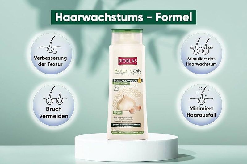 Bioblas - Brandnetel Olie Shampoo - Voor Dun/Zwak Haar - Met Arganolie