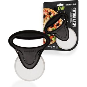 Pizzasnijder met roestvrijstalen blad - Microplane, pizza, keukengerei Pizza Cutter