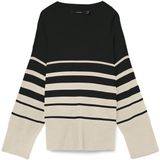 VERO MODA - VMSABA LS O-NECK STRIPE PULLOVER GA NOOS - Dames - Gebreide Pullover