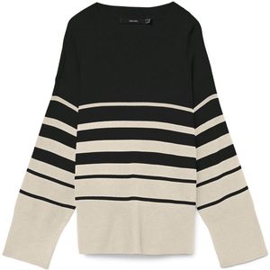 VERO MODA - VMSABA LS O-NECK STRIPE PULLOVER GA NOOS - Dames - Gebreide Pullover