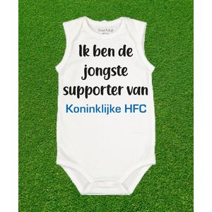 Rompertje jongste supporter van Koninklijke HFC.