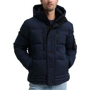 TOM TAILOR - Winterjas - Donkerblauw - Gewatteerde Jas