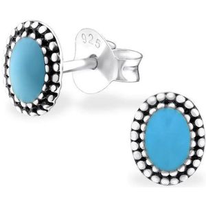 Aramat Jewels Oorbellen - Zilveren Bali Oorbellen geoxideerd - Zilver - Vrouwen - Kinderen -