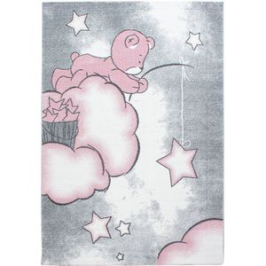 Kindervloerkleed - Roze - Kids - 80x150 cm