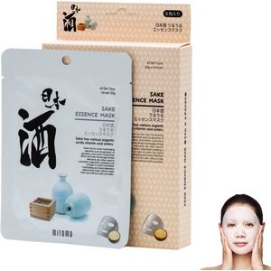 Mitomo Sake Tissue Masker - Gezichtsmasker - Sheet Masker - Gezichtsverzorging Dames - 1 x 25g