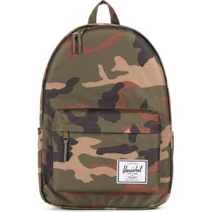 Classic X-Large - Woodland Camo / Ruime rugzak met 30L Opbergvolume - 15"" laptopvak - Twee zijvakken voor drinkfles / Beperkte Levenslange Garantie / Camouflageprint