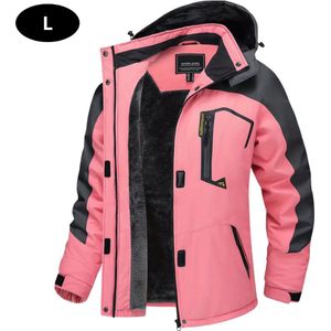 Bovista Skipak - SkiBroek - Skijas - Ski Suit - Wintersport - Dames - 2-Delig - Licht Roze - Maat S
