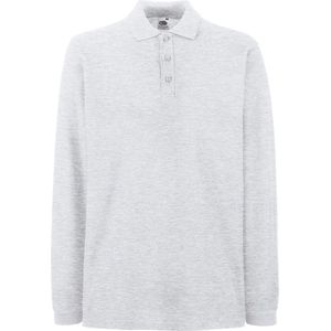 Fruit of the Loom Polo met Lange mouwen Grijs XL